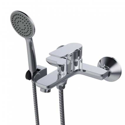 Смеситель для ванны 35k MIXLINE ML26-01 "Life" однорычажный, хром