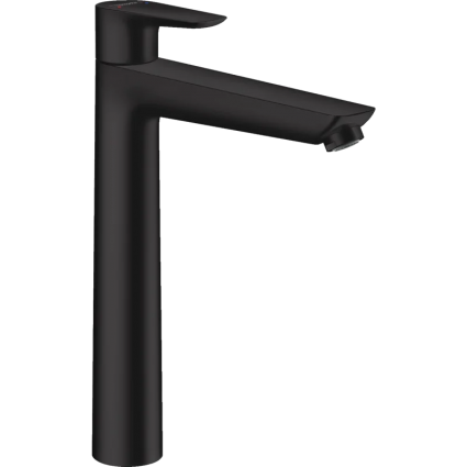 Смеситель для раковины Hansgrohe Talis E 71717670 черный матовый однорычажный, длина излива 18.3 см