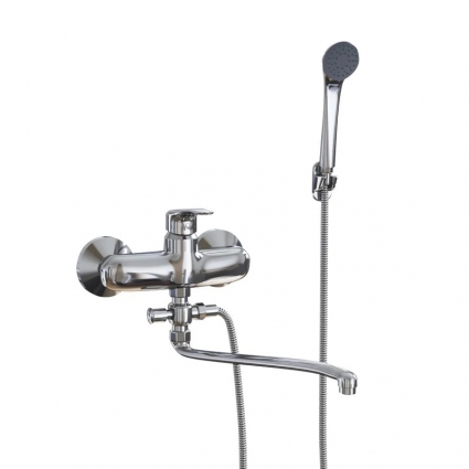 Смеситель для ванны и раковины 40k MIXLINE ML05-02 однорычажный, хром