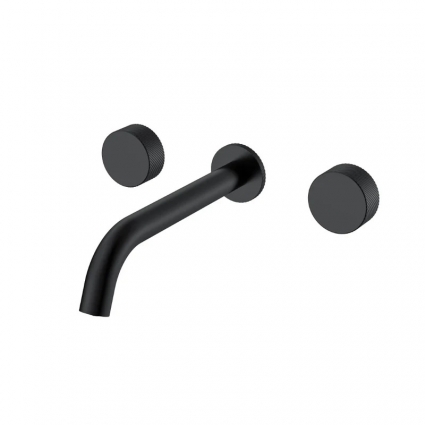 Смеситель для раковины Boheme Stick touch 152-2-B.2 С ВНУТРЕННЕЙ ЧАСТЬЮ, black, двухвентильный, черный