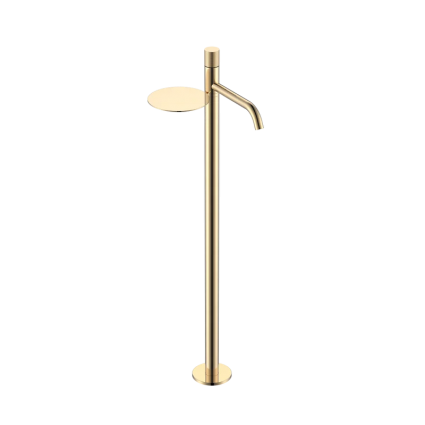 Напольный смеситель для раковины Boheme Stick 120-GG.2 gold touch однорычажный, золото