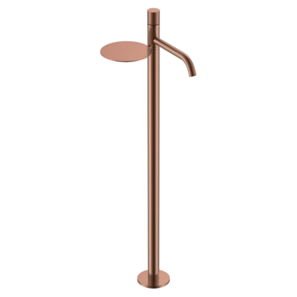 Напольный смеситель для раковины Boheme Stick 120-CB.2 copper brushed touch однорычажный, медь