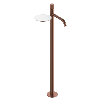Напольный смеситель для раковины Boheme Stick 120-BRB.3 brushed bronze linea однорычажный, бронза