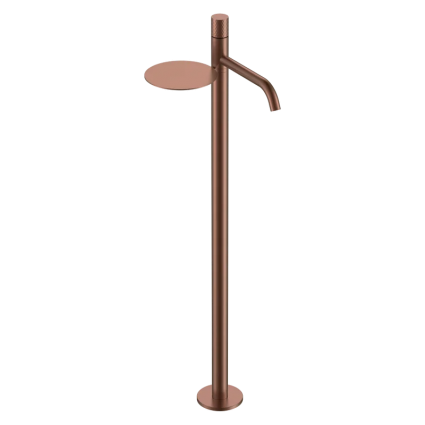 Напольный смеситель для раковины Boheme Stick 120-BRB brushed bronze diamond однорычажный, бронза