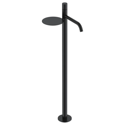 Напольный смеситель для раковины Boheme Stick 120-BB black diamond однорычажный, черный
