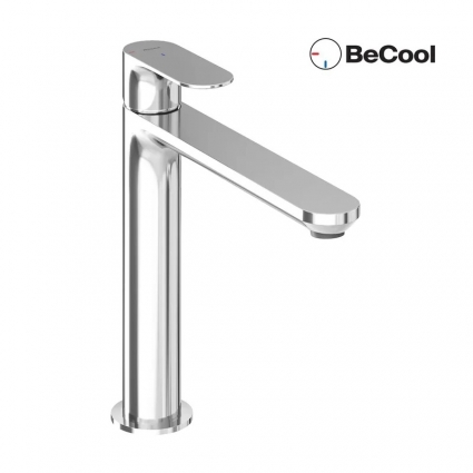 Смеситель для раковины Ravak Eleganta EL 014.01CR BeCool, хром, однорычажный, длина излива 19.2 см