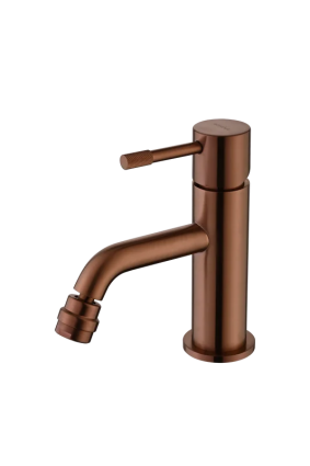 Смеситель для биде Boheme Uno 466-BRB brushed bronze однорычажный, бронза
