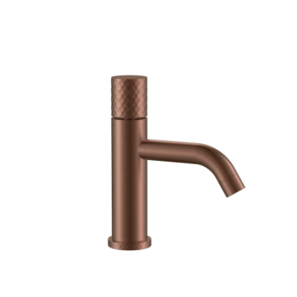 Смеситель для раковины Boheme Stick 121-BRB brushed bronze diamond однорычажный, бронза