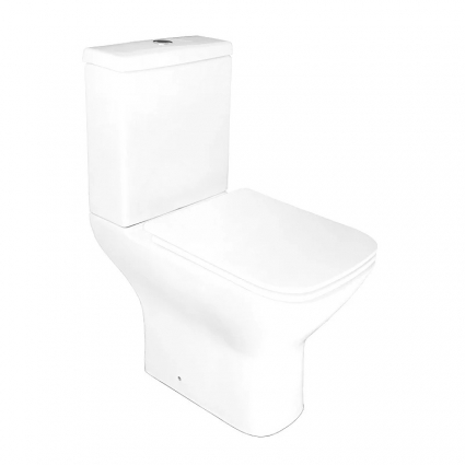 Унитаз-компакт напольный Azario Iris AZ-8353 глянцевый белый 36.5x60 см