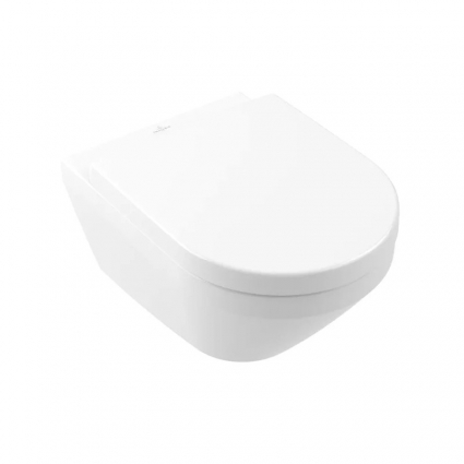 Унитаз подвесной Villeroy & Boch Architectura 4694CL01 с сиденьем 98M9C101, белый, 37x53 см