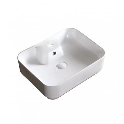 Накладная раковина Cerutti Spa CR0097 51x41 глянцевая белая цвет белый