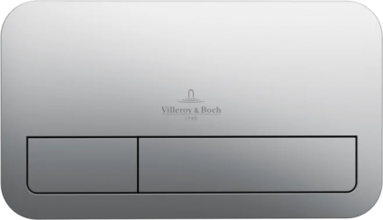 Кнопка смыва для унитаза Villeroy & Boch Viconnect 9224 9069 матовый хром механическая