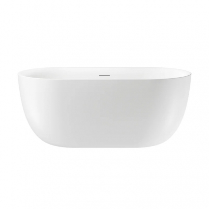 Акриловая ванна Wellsee Chic Riviera без опоры 150x80 см, отдельностоящая, белая, овальная, объем 269 л.