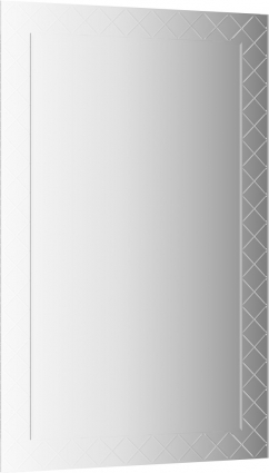 Зеркало Evoform Florentina BY 5010 100x160 см с гравировкой, прямоугольное,  в современном стиле