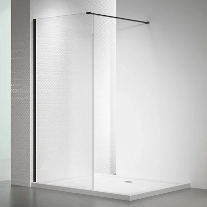 Душевая перегородка Veconi Korato KR72B-100-01-C7 100 см, профиль матовый черный в современном стиле