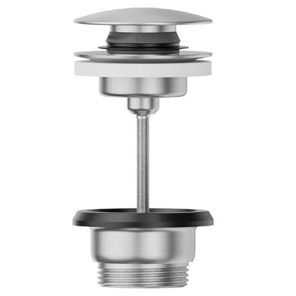 Донный клапан для раковины Newform X-Steel 316 24686.50.050 универсальный, inox
