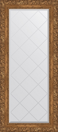 Зеркало Evoform Exclusive-G BY 4056 55x125 см виньетка бронзовая прямоугольное,  в стиле ретро