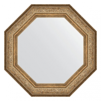 Зеркало Evoform Octagon BY 7385 75 виньетка античная бронза, в багетной раме