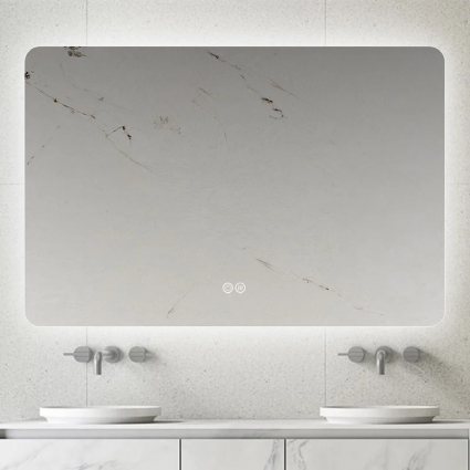 Зеркало Vincea VLM-3BE120-2 120x80 с подсветкой и антизапотевателем