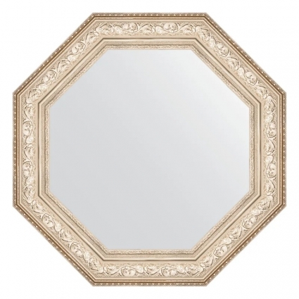 Зеркало Evoform Octagon BY 3855 81 виньетка серебро, в багетной раме