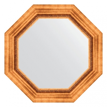 Зеркало Evoform Octagon BY 7340 61 римское золото, в багетной раме