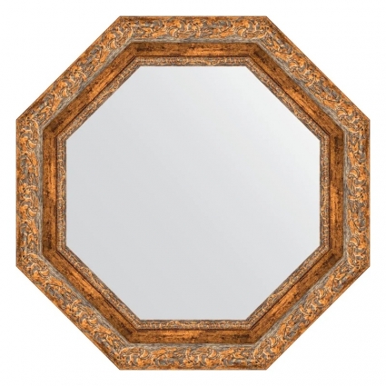 Зеркало Evoform Octagon BY 7336 85 виньетка античная бронза, в багетной раме