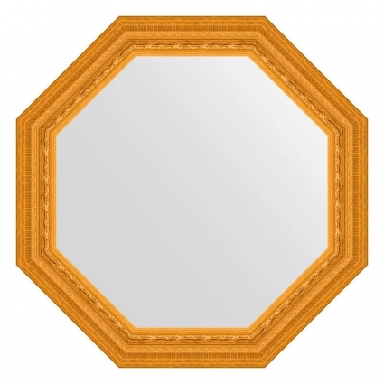 Зеркало Evoform Octagon BY 7327 69 сусальное золото, в багетной раме