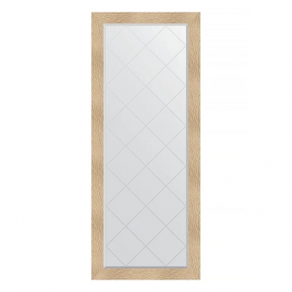 Зеркало напольное Evoform Exclusive-G Floor BY 6381 81х201 золотые дюны, с фацетом, в багетной раме
