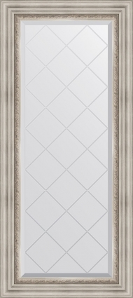 Зеркало Evoform Exclusive-G BY 4061 56x126 см римское серебро прямоугольное,  в стиле ретро