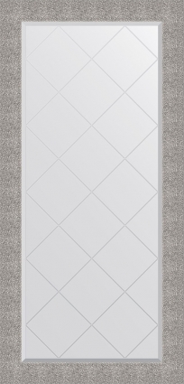 Зеркало Evoform Exclusive-G BY 4281 76x158 см чеканка серебряная прямоугольное,  в стиле ретро