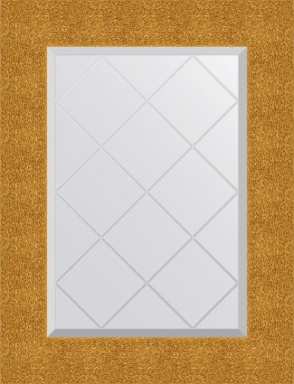 Зеркало Evoform Exclusive-G BY 4022 56x74 см чеканка золотая прямоугольное,  в стиле ретро