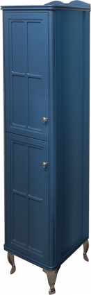 Шкаф-пенал Caprigo Borgo L blue напольный, левый, с дверками