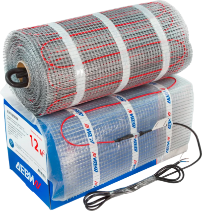 Теплый пол Деви Comfort Mat 83030588R 150 Вт/м2 0,5x24 м, двужильный, с защитой от перегрева