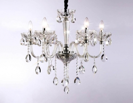 Подвесная люстра Ambrella light Traditional TR4900 в классическом стиле, цвет хром