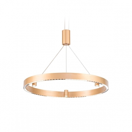 Подвесной светодиодный светильник Ambrella light Comfort Line FL5846 в современном стиле, цвет золотой