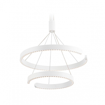 Подвесной светодиодный светильник Ambrella light Comfort Line FL5884 в стиле Хай-тек, цвет белый