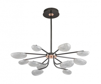 Люстра Kink Light Юнни 07693-12PA,29, цвет прозрачный, мощность 72 Вт
