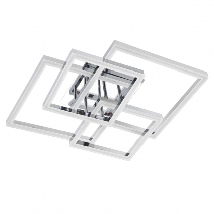 Потолочный светильник LED4U L11015-4 CR в стиле модерн, цвет хром, мощность 126 Вт