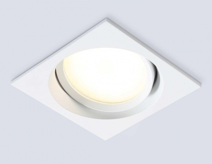 Светильник встраиваемый поворотный AMBRELLA LIGHT TECHNO SPOT TN6655 в стиле Хай-тек, цвет белый
