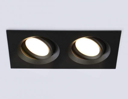 Светильник встраиваемый поворотный AMBRELLA LIGHT TECHNO SPOT TN1146 в стиле Хай-тек, цвет черный