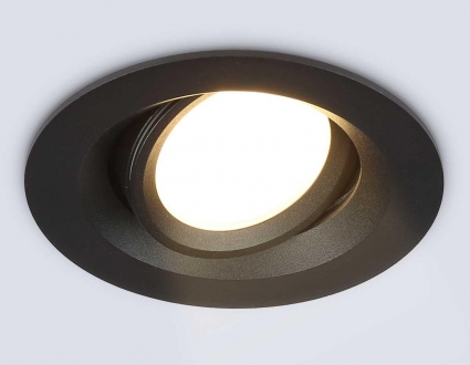 Светильник встраиваемый поворотный AMBRELLA LIGHT TECHNO SPOT TN1142 в стиле Хай-тек, цвет черный