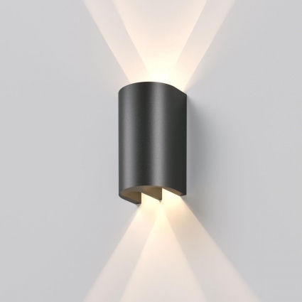 Светильник садово-парковый светодиодный Elektrostandard Twinray a071009 в стиле модерн, цвет черный