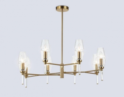 Люстра на штанге Ambrella light High light LH55202 в стиле модерн, цвет прозрачный