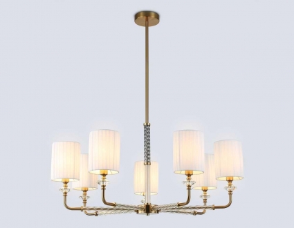 Люстра на штанге Ambrella light High light LH71503 цвет белый, мощность 40 Вт