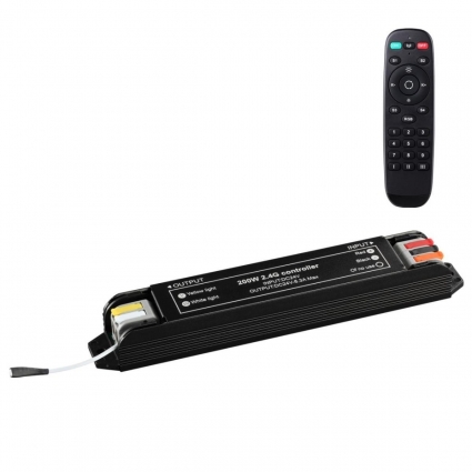 Смарт-контроллер Novotech + пульт ДУ IP20 200W 24V EASY 359456 в стиле Хай-тек, цвет черный