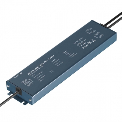 Блок питания  Maytoni Lighting control 734004 цвет серебро, мощность 200 Вт
