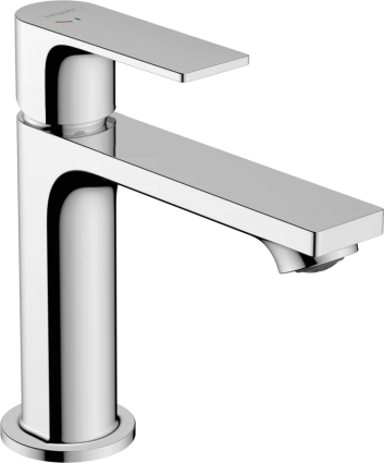 Смеситель для раковины Hansgrohe Rebris E 72589000 с донным клапаном, хром, однорычажный, длина излива 13.3 см