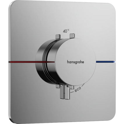 Термостатический смеситель встраиваемый Hansgrohe ShowerSelect Comfort Q 15588000 хром термостат,  в современном стиле