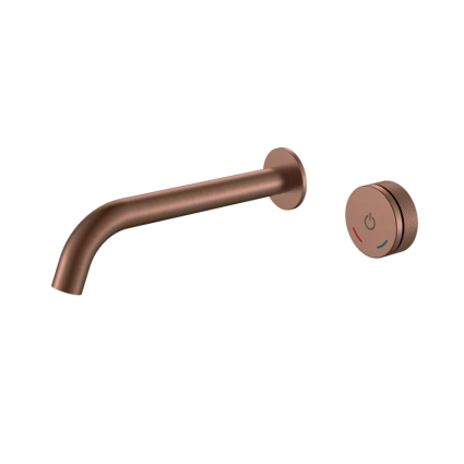 Смеситель для раковины Boheme Tech 158/2-BRB С ВНУТРЕННЕЙ ЧАСТЬЮ, brushed bronze, бронза, длина излива 20.14 см