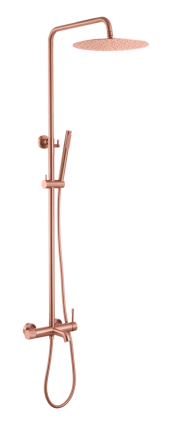 Душевая стойка Boheme Uno 468-CB copper brushed цвет медь, штанга 143.1 см